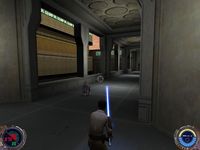 une photo d'Ã©cran de Star Wars - Jedi Knight 2 - Jedi Outcast sur Microsoft X-Box